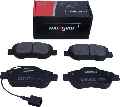 Maxgear 19-3144 - Тормозные колодки, дисковые, комплект unicars.by