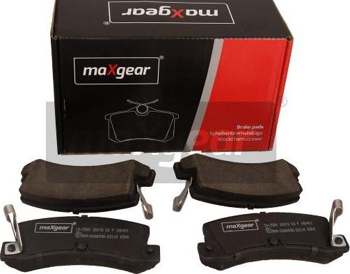 Maxgear 19-3390 - Тормозные колодки, дисковые, комплект unicars.by