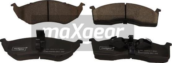 Maxgear 19-3391 - Тормозные колодки, дисковые, комплект unicars.by