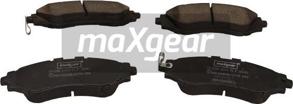 Maxgear 19-3398 - Тормозные колодки, дисковые, комплект unicars.by