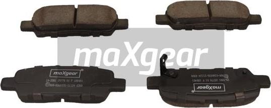 Maxgear 19-3381 - Тормозные колодки, дисковые, комплект unicars.by