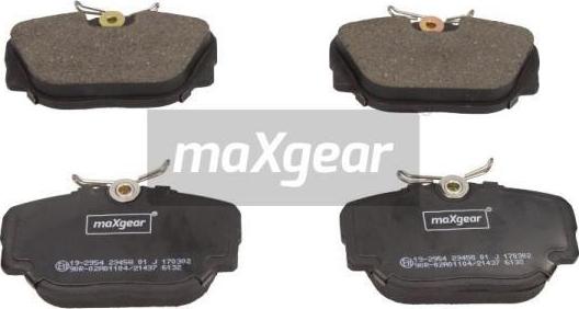 Maxgear 19-2954 - Тормозные колодки, дисковые, комплект unicars.by