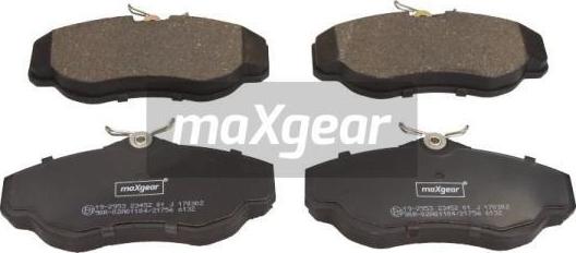 Maxgear 19-2953 - Тормозные колодки, дисковые, комплект unicars.by