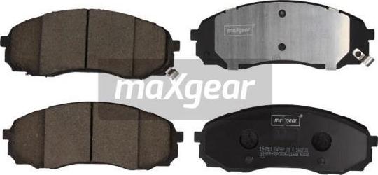 Maxgear 19-2901 - Тормозные колодки, дисковые, комплект unicars.by