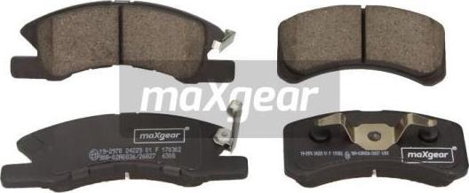 Maxgear 19-2978 - Тормозные колодки, дисковые, комплект unicars.by