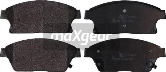 Maxgear 19-2088 - Тормозные колодки, дисковые, комплект unicars.by