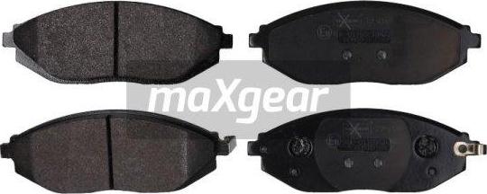 Maxgear 19-2168 - Тормозные колодки, дисковые, комплект unicars.by