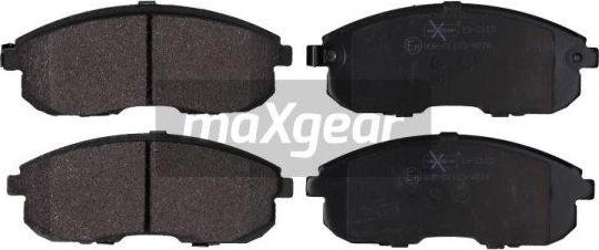 Maxgear 19-2115 - Тормозные колодки, дисковые, комплект unicars.by