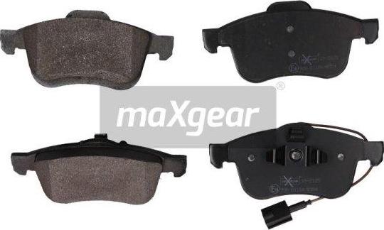 Maxgear 19-2125 - Тормозные колодки, дисковые, комплект unicars.by