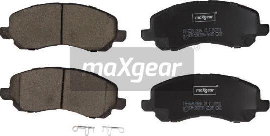 Maxgear 19-2878 - Тормозные колодки, дисковые, комплект unicars.by