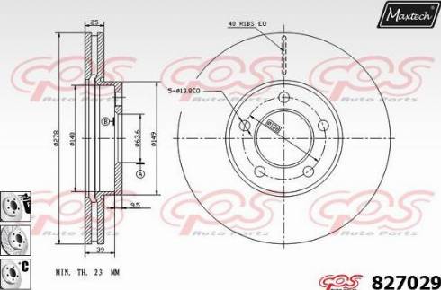 Maxtech 827029.6880 - Тормозной диск unicars.by