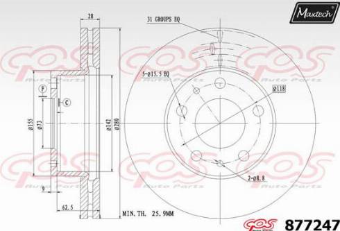 BENDIX 522160 - Тормозной диск unicars.by