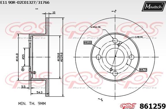 Maxtech 70180435 - Прокладка, поршень корпуса скобы тормоза unicars.by