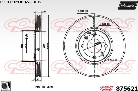 Maxtech 72948012 - Поршень, корпус скобы тормоза unicars.by