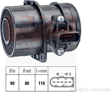 MDR EPS-1991 191 - Датчик потока, массы воздуха unicars.by