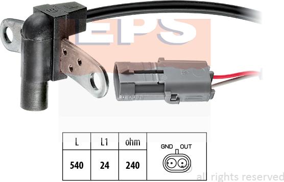 MDR EPS-1953 016 - Датчик импульсов, коленвал unicars.by