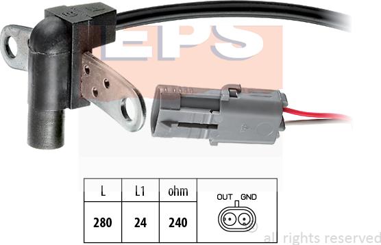 MDR EPS-1953 023 - Датчик импульсов, коленвал unicars.by