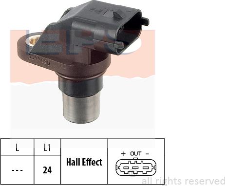 MDR EPS-1953 344 - Датчик, положение распределительного вала unicars.by