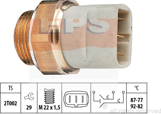 MDR EPS-1850 626 - Термовыключатель, вентилятор радиатора / кондиционера unicars.by