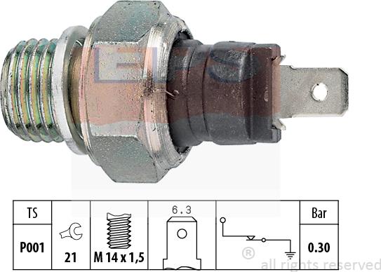 MDR EPS-1800 000 - Датчик, давление масла unicars.by