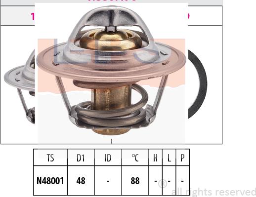 MDR EPS-1880 470S - Термостат охлаждающей жидкости / корпус unicars.by