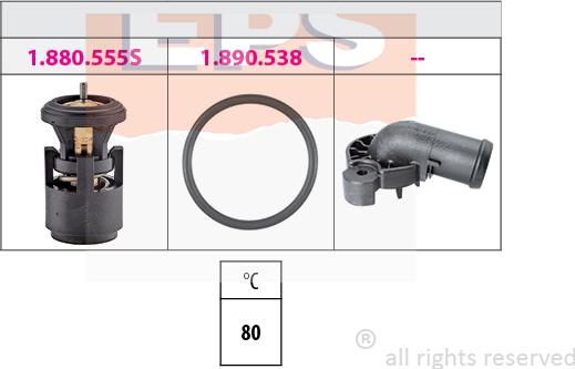 MDR EPS-1880 562 - Термостат охлаждающей жидкости / корпус unicars.by