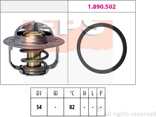 MDR EPS-1880 800 - Термостат охлаждающей жидкости / корпус unicars.by