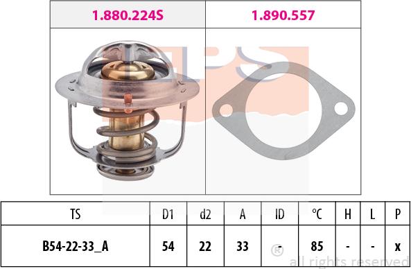 MDR EPS-1880 335 - Термостат охлаждающей жидкости / корпус unicars.by