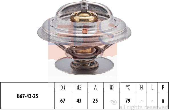 MDR EPS-1880 333S - Термостат охлаждающей жидкости / корпус unicars.by