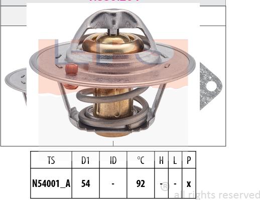 MDR EPS-1880 204S - Термостат охлаждающей жидкости / корпус unicars.by