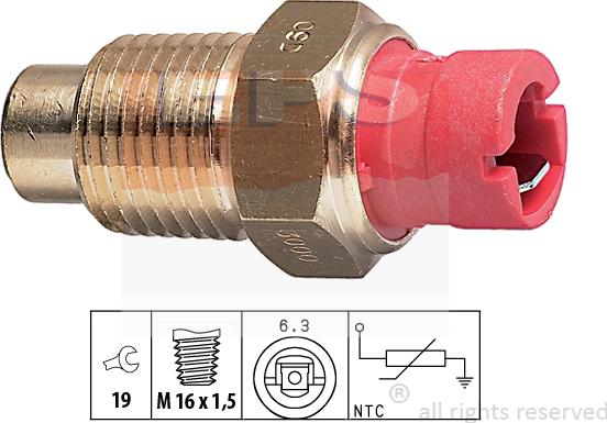 MDR EPS-1830 000 - Датчик, температура охлаждающей жидкости unicars.by