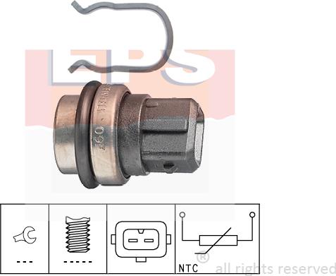 MDR EPS-1830 086 - Датчик, температура охлаждающей жидкости unicars.by