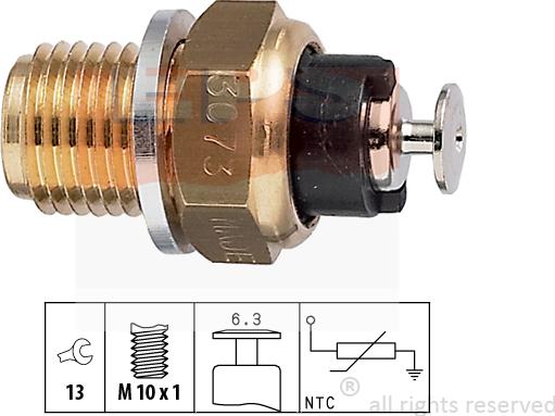 MDR EPS-1830 073 - Датчик, температура охлаждающей жидкости unicars.by