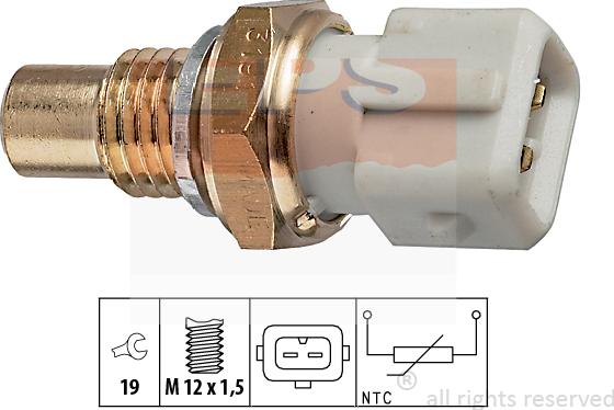 MDR EPS-1830 191 - Датчик, температура охлаждающей жидкости unicars.by