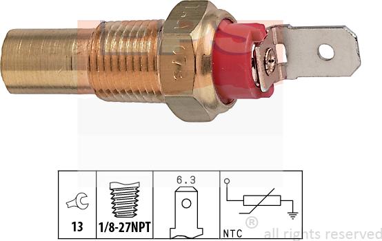 MDR EPS-1830 115 - Датчик, температура охлаждающей жидкости unicars.by