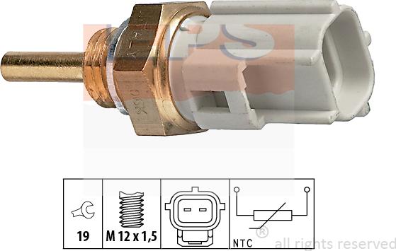 MDR EPS-1830 323 - Датчик, температура охлаждающей жидкости unicars.by