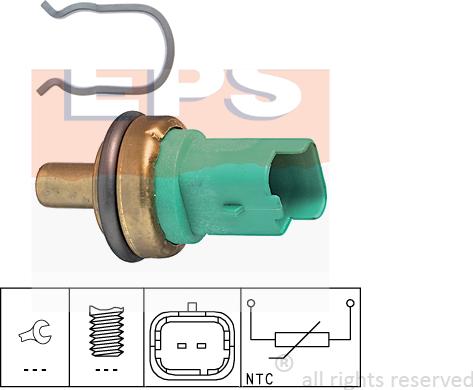 MDR EPS-1830 292 - Датчик, температура охлаждающей жидкости unicars.by