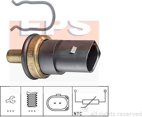 MDR EPS-1830 278 - Датчик, температура охлаждающей жидкости unicars.by