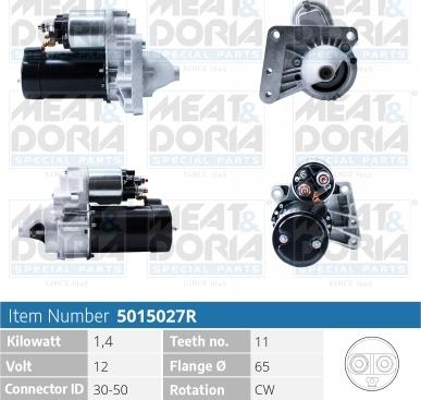 Meat & Doria 5015027R - Стартер unicars.by