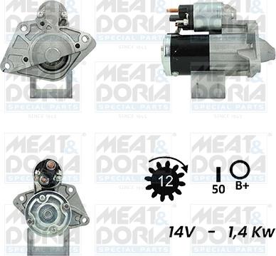 Meat & Doria 5010988G - Стартер unicars.by