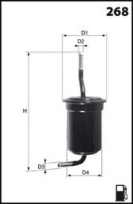 Mecafilter ELE6032 - Топливный фильтр unicars.by