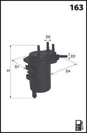 Mecafilter ELG5341 - Топливный фильтр unicars.by