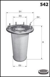 Mecafilter FA3260 - Фильтр добавочного воздуха unicars.by