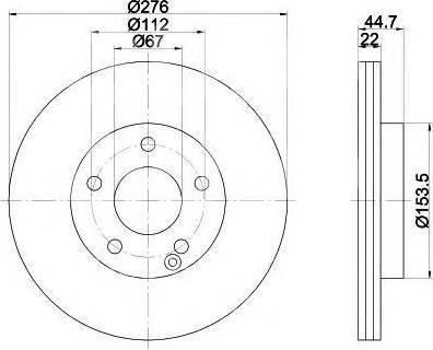 Mercedes-Benz 1694210812 - Тормозной диск unicars.by