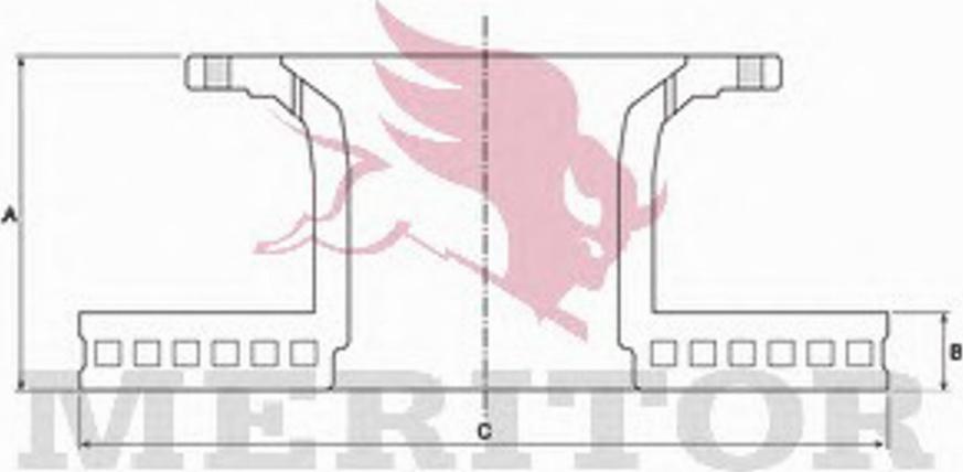 Meritor MBR5047 - Тормозной диск unicars.by