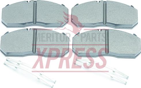 Meritor MDP5057 - Тормозные колодки, дисковые, комплект unicars.by