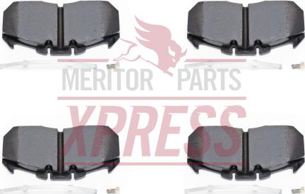 Meritor MDP5065 - Тормозные колодки, дисковые, комплект unicars.by