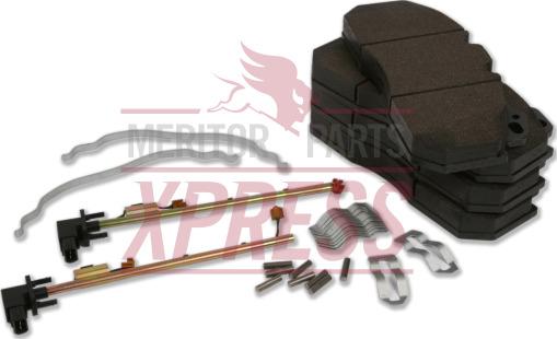 Meritor MDP5060 - Тормозные колодки, дисковые, комплект unicars.by