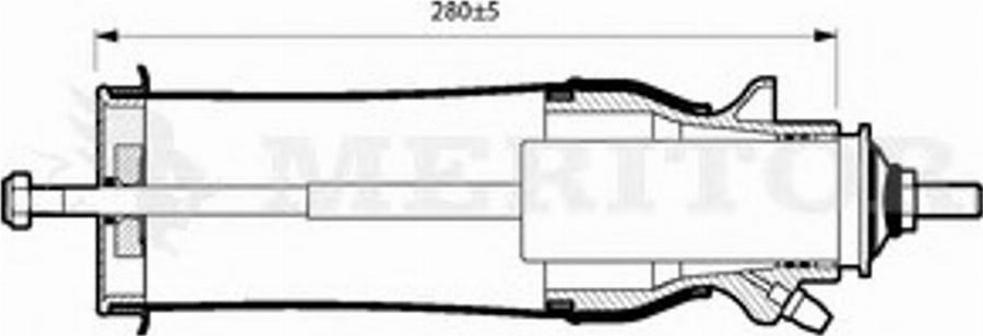 Meritor MLF5102 - Гаситель, крепление кабины unicars.by