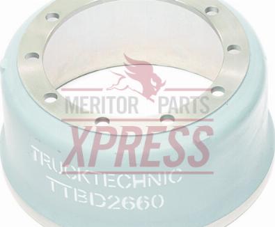 Meritor TTBD2552 - Тормозной барабан unicars.by